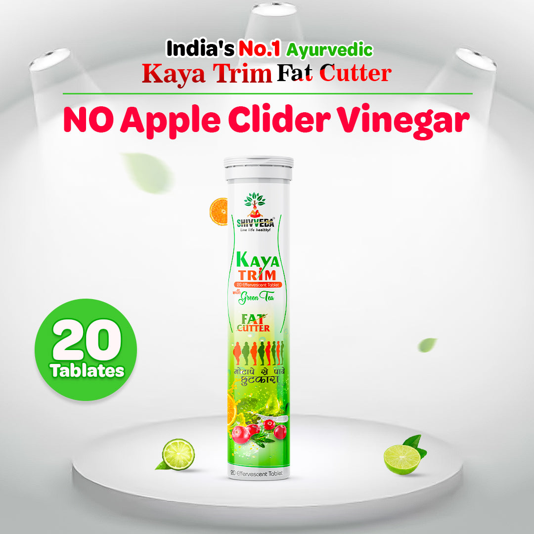 India's No. 1 Natural Fat Burner no apple cider vinegar Kaya Trim Fat Cutter with Green Tea