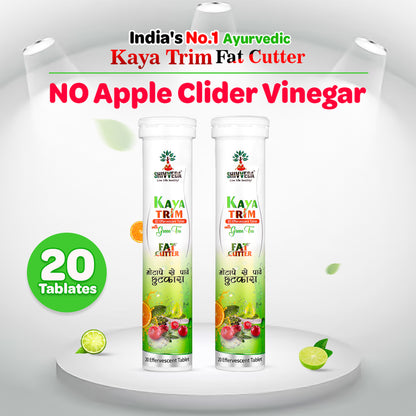 India's No. 1 Natural Fat Burner no apple cider vinegar Kaya Trim Fat Cutter with Green Tea