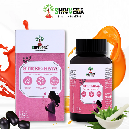 Shivveda Stree Kaya – Ayurvedic Herbal Supplement for Women’s Wellness & Hormonal Balance