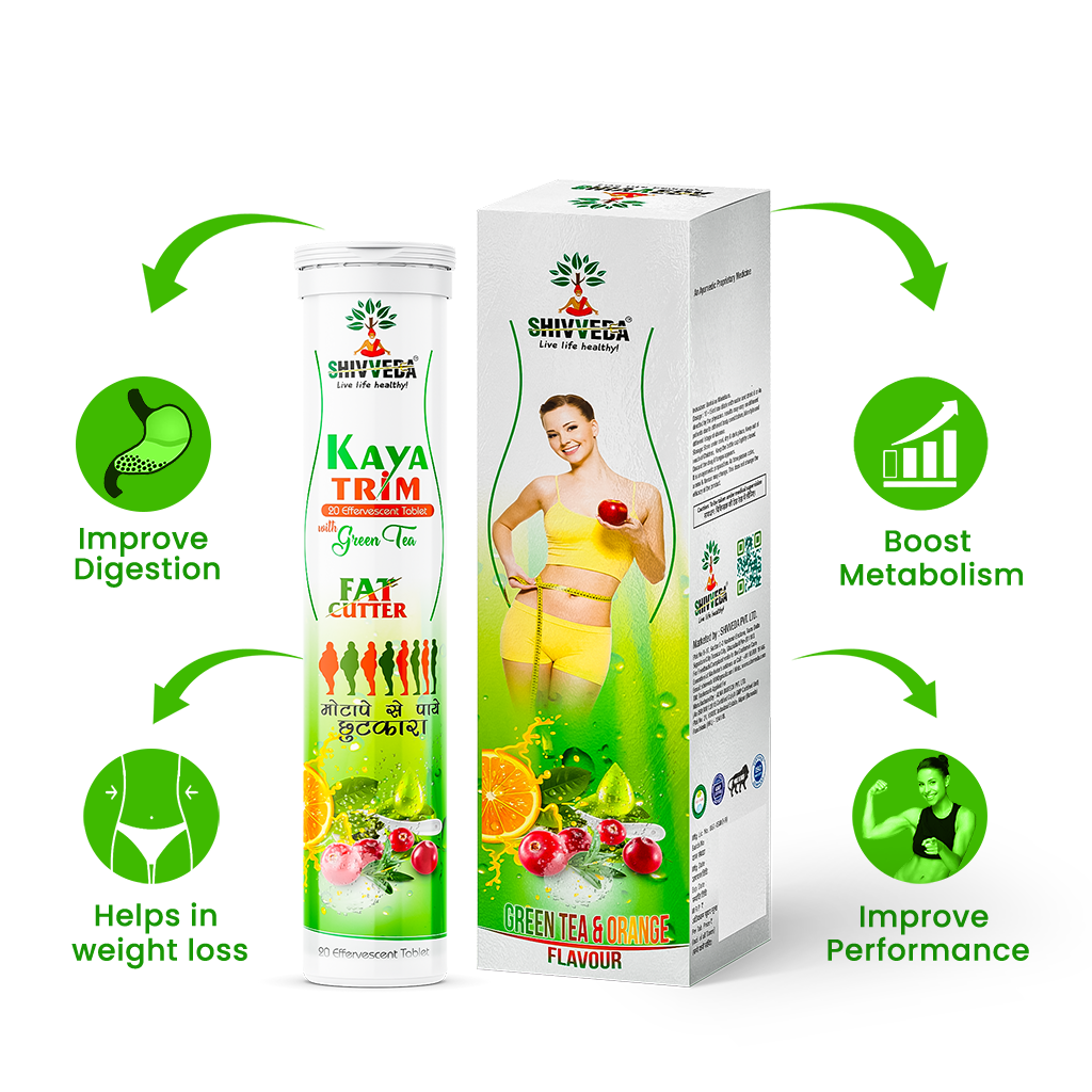 India's No. 1 Natural Fat Burner no apple cider vinegar Kaya Trim Fat Cutter with Green Tea