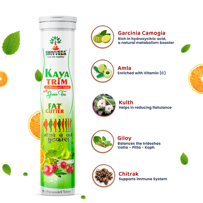 India's No. 1 Natural Fat Burner no apple cider vinegar Kaya Trim Fat Cutter with Green Tea