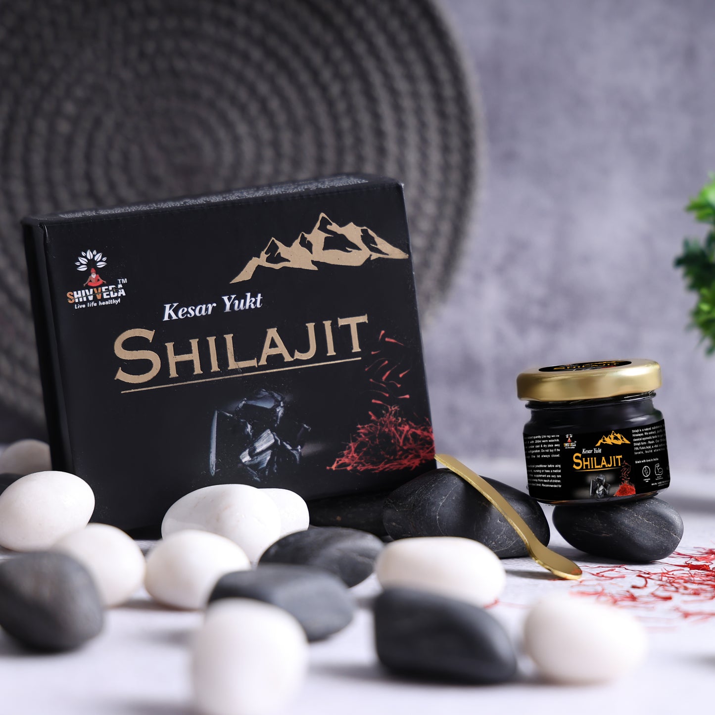 Kesar Yukt Shilajit – Pure Himalayan Energy & Vitality Boost with Saffron