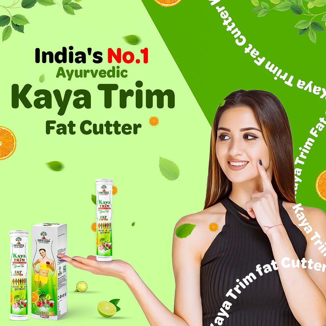 India's No. 1 Natural Fat Burner no apple cider vinegar Kaya Trim Fat Cutter with Green Tea