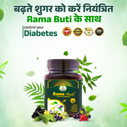 Naturally Balance Your Blood Sugar with Rama Buti – Ayurvedic Capsules for Diabetes Care