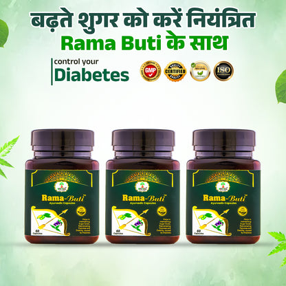 Naturally Balance Your Blood Sugar with Rama Buti – Ayurvedic Capsules for Diabetes Care