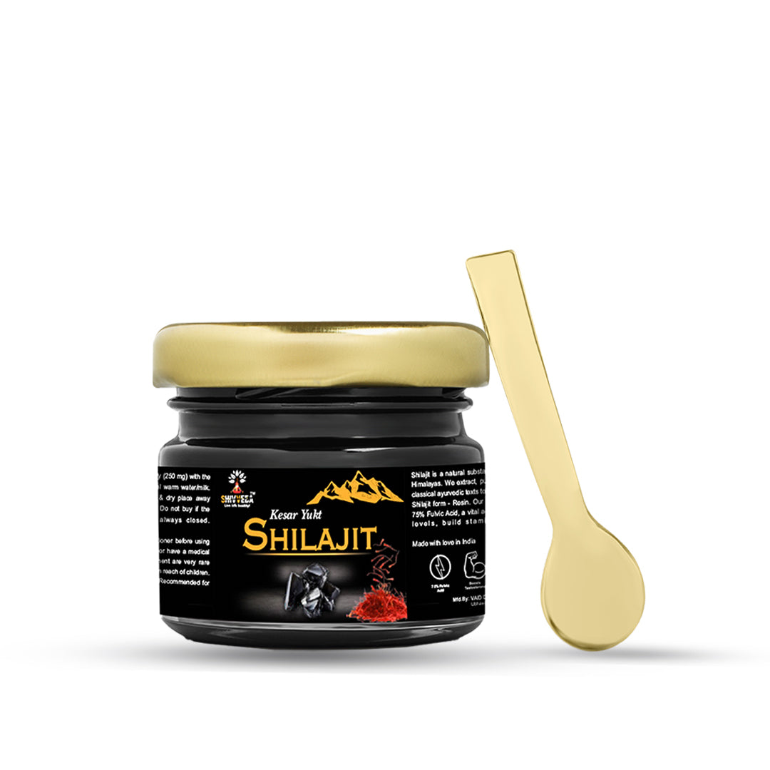 Kesar Yukt Shilajit – Pure Himalayan Energy & Vitality Boost with Saffron