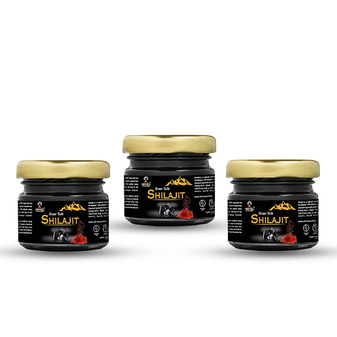 Kesar Yukt Shilajit – Pure Himalayan Energy & Vitality Boost with Saffron