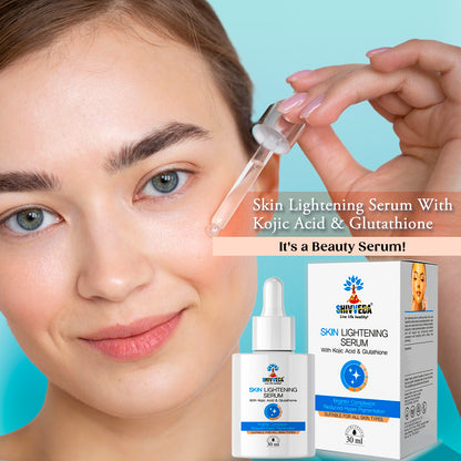 Skin Lightening Serum | Brightening Booster with Acid & Glutathione 21 day Result by Shivveda